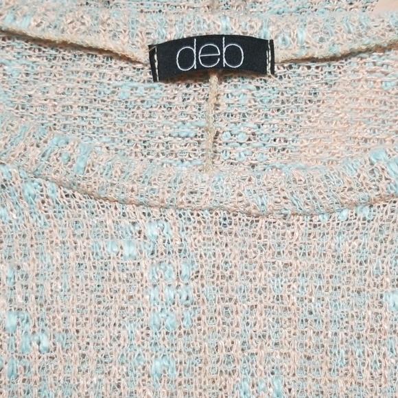 Peach and Light Blue Sweater - Picture 5 of 5